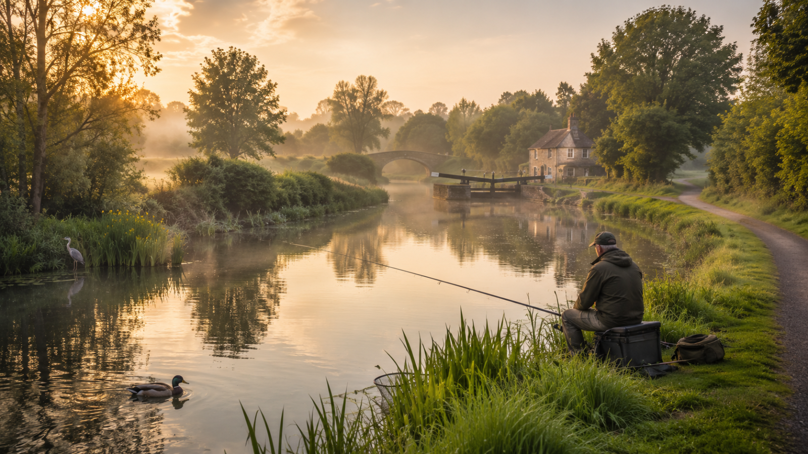 Casting Lines in the Royal Canal: A Year-Round Fishing Paradise